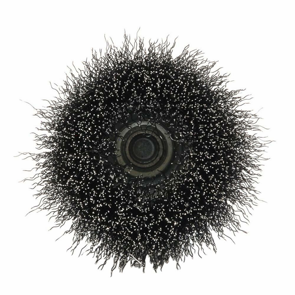 Cup Brush Crimped, 2" X 0.008" X 1/4" Hex Shank