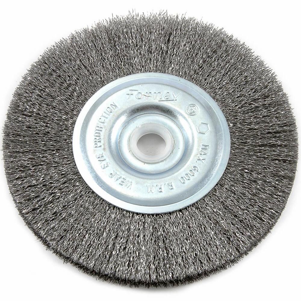Wire Wheel Crimped, 5" X 0.008" X 1/2" - 5/8" Arbor
