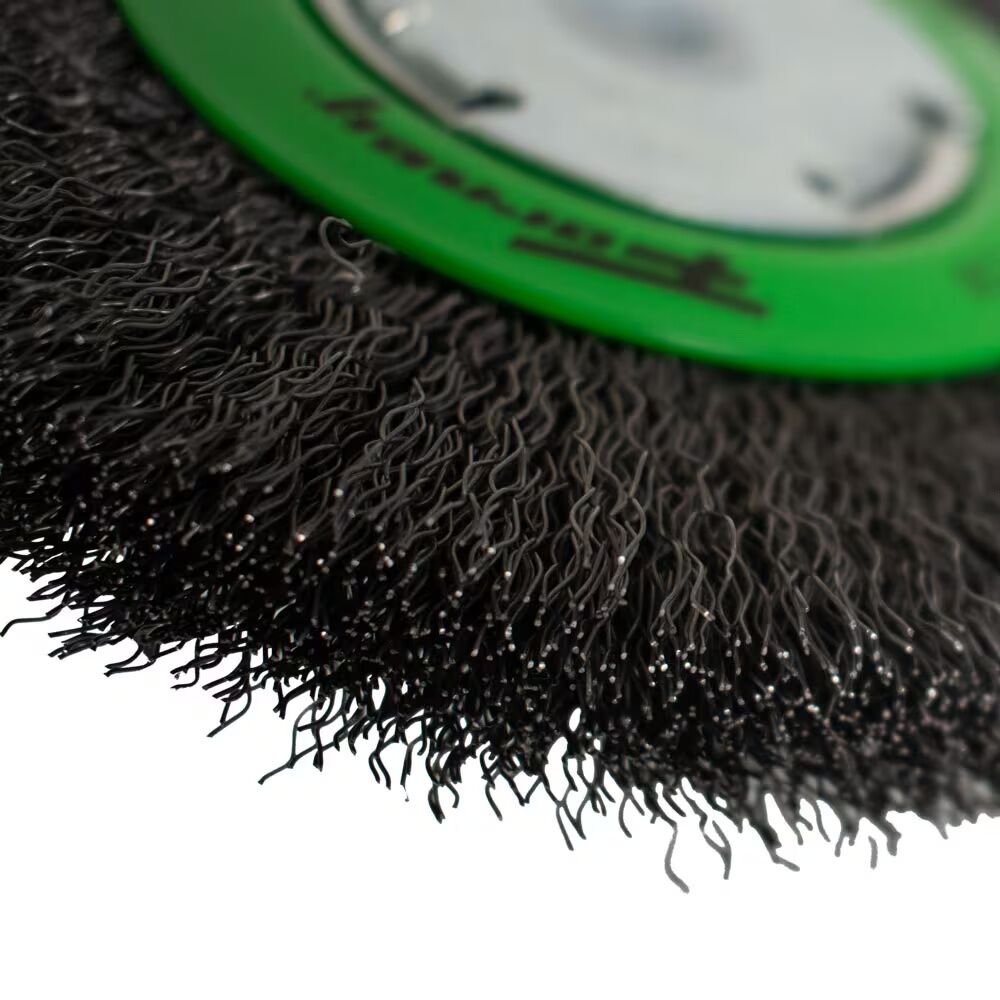 Forney Industries Crimped Wire Wheel, 6-In x 0.014-In x 1/2-In - 5/8-In