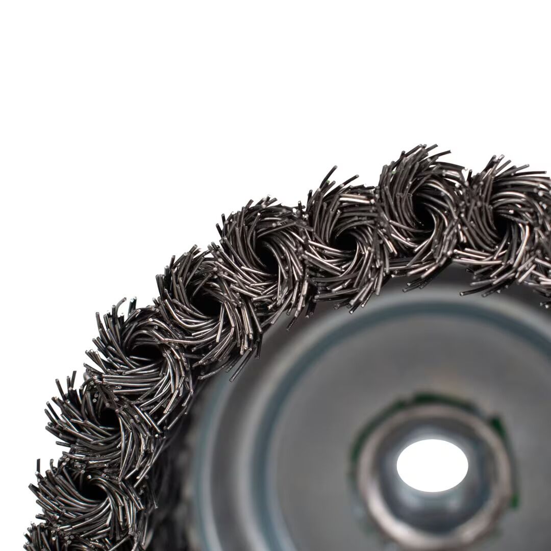 Forney Industries Knotted Cup Brush, 6-In x 0.02-In x 5/8-In - 11