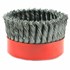 Cup Brush Knotted, 6" X 0.020" X 5/8"-11 Arbor