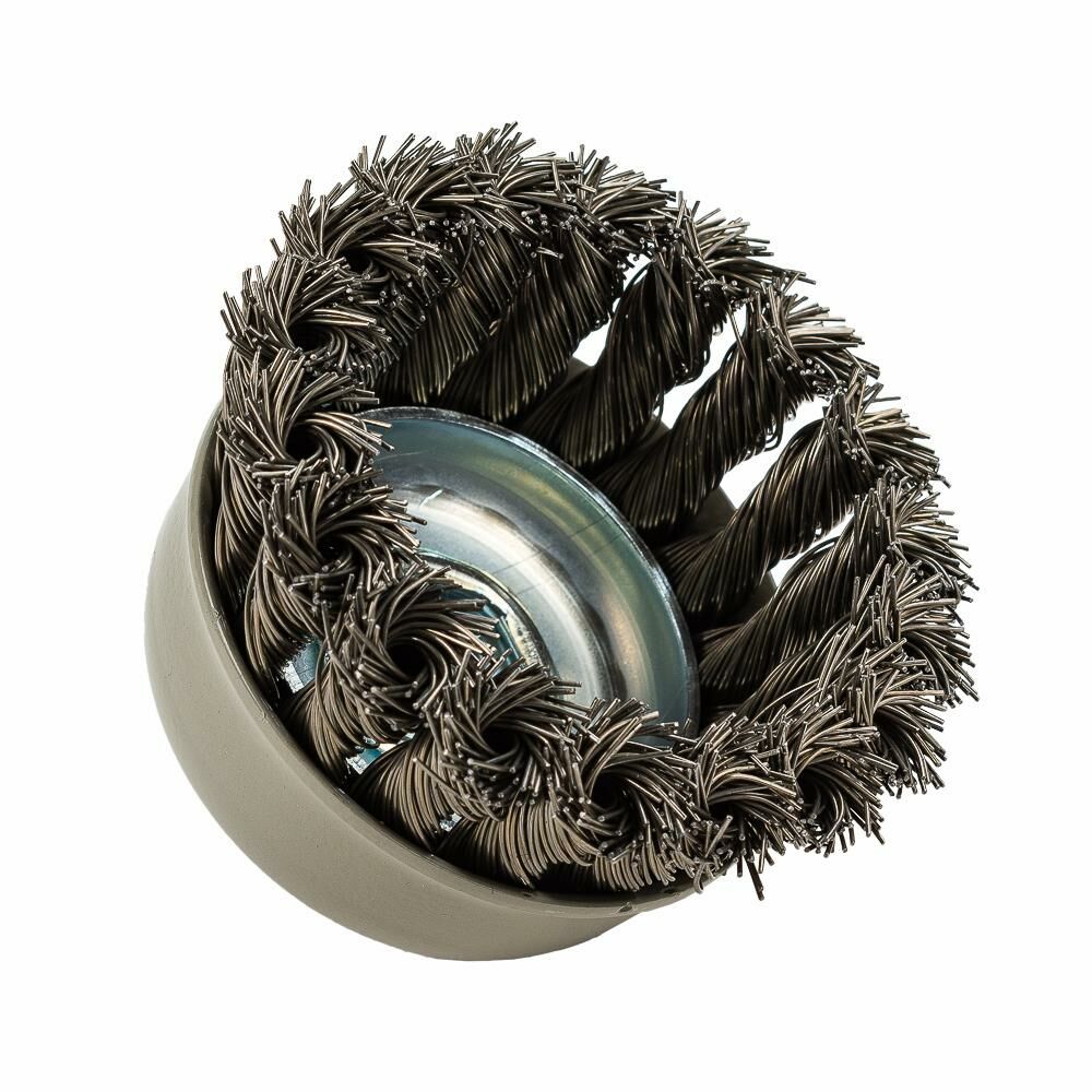 Command Pro Cup Brush Knotted, 2-3/4" X 0.020" X 5/8"-11