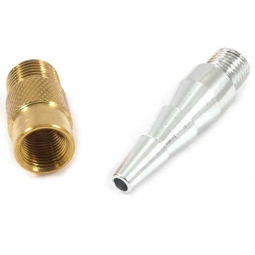Tapered Air Nozzle With 1/8" Adapter, 2-Pack