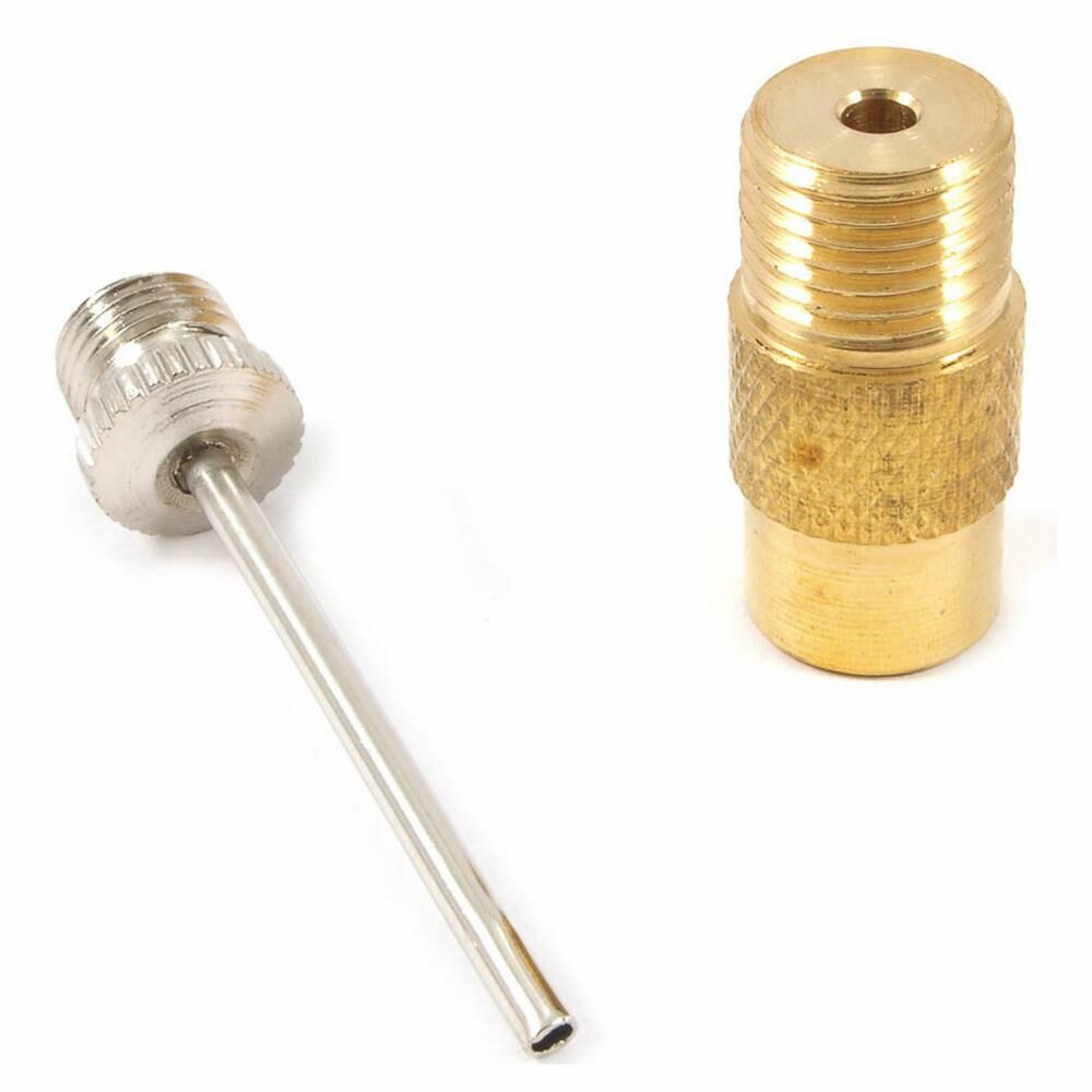 Air Inflate Needle With 1/8" Adapter, 2-Pack