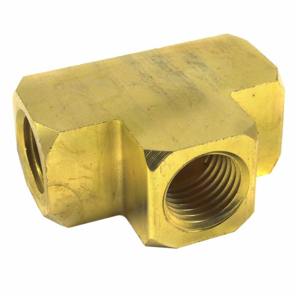 Brass Tee, 1/4" Npt
