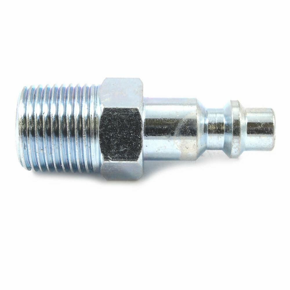 Ind/Milton Style Plug, 1/4" X 3/8" Mnpt