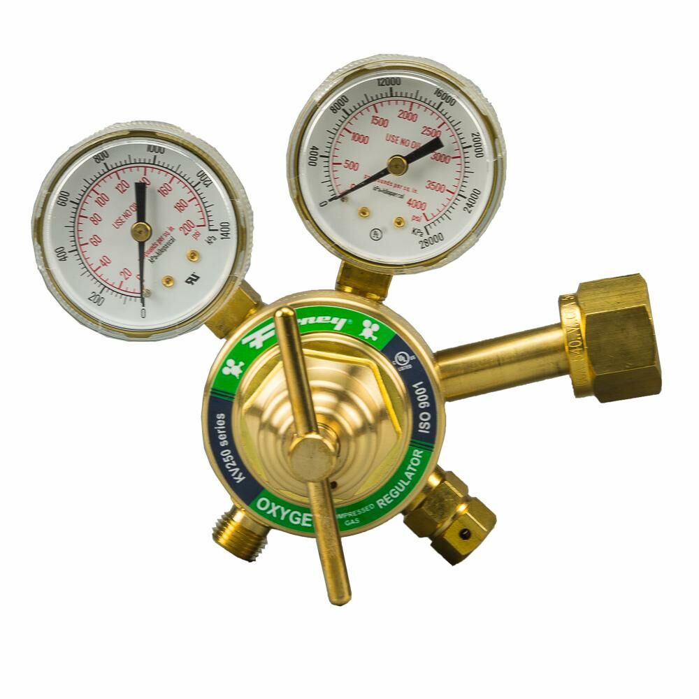 250 Series Oxygen Regulator, 2" Side Mount