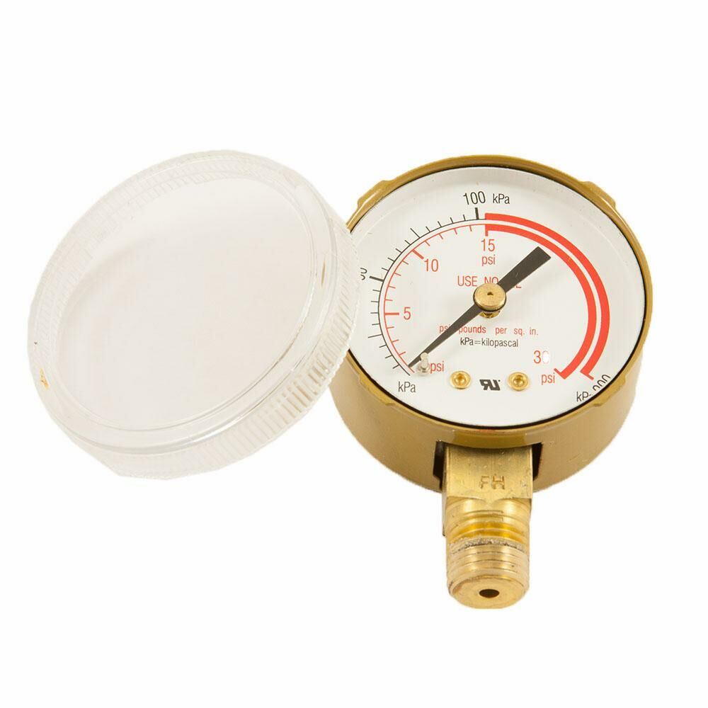 Forney 0-30 PSI Regulator Gauge, 2-In
