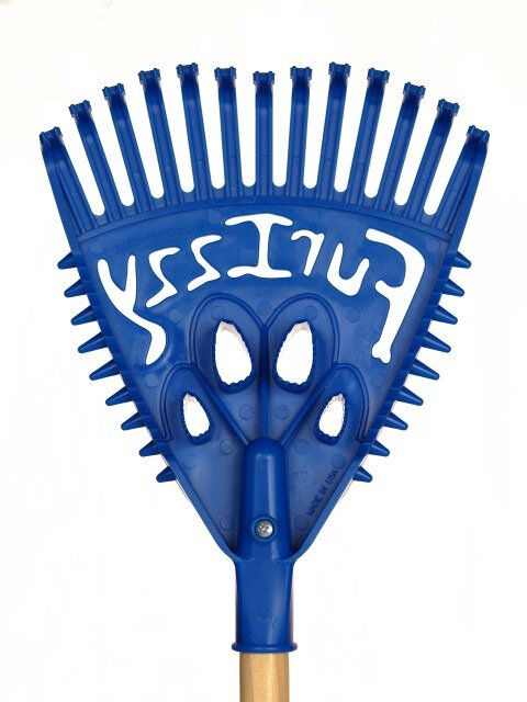 Furizzy Long Handle Blue Furizzy Shedding Rake