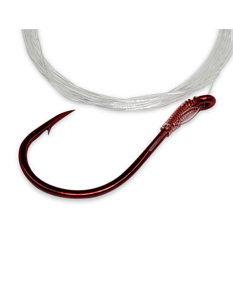 Gamakatsu Salmon/Steelhead Leader, #2/0, 15-Lb, 6-Ft, 3-Pk