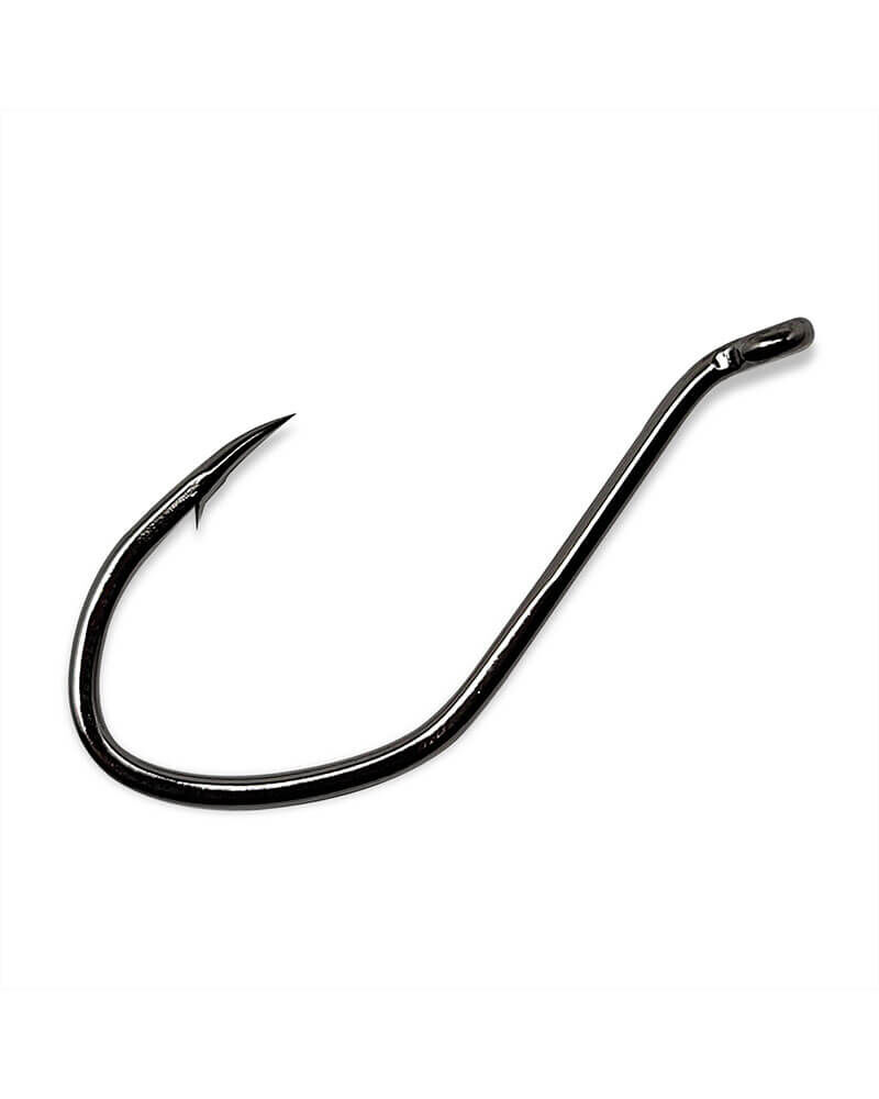 Gamakatsu Black Big River Bait Hook 9/0, 4-Pk
