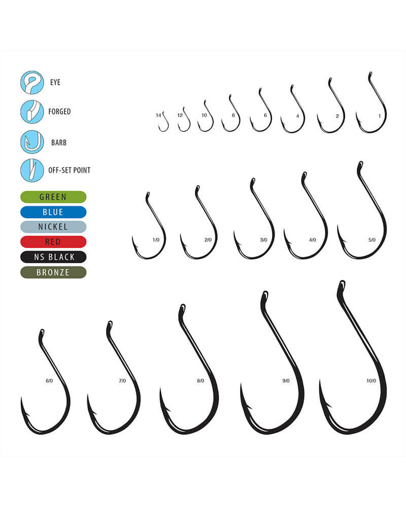 Gamakatsu Octopus Hook #2 NS Black, 8-Pk