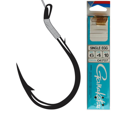 barb fish hooks Abbott Collection 92-Barb/Hook Hook Double Wall Hook : Home & Kitchen 24 inch snelled for quick rigging.Gamakatsu Egg Hook Gamakatsu Single Egg Snelled Hooks