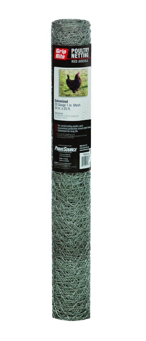 1-In x 3-Ft x 50-Ft Chicken Wire Fencing Galvanized