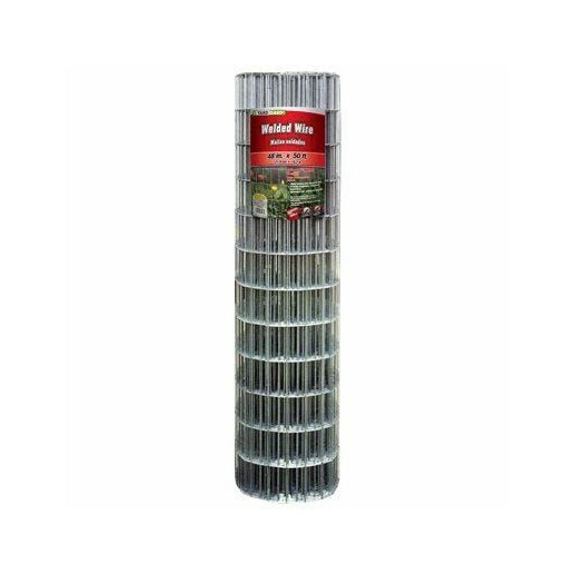 4-Ft x 50-Ft Welded Wire Fencing with Mesh 2-In x 4-In Galvanized 14-Gauge