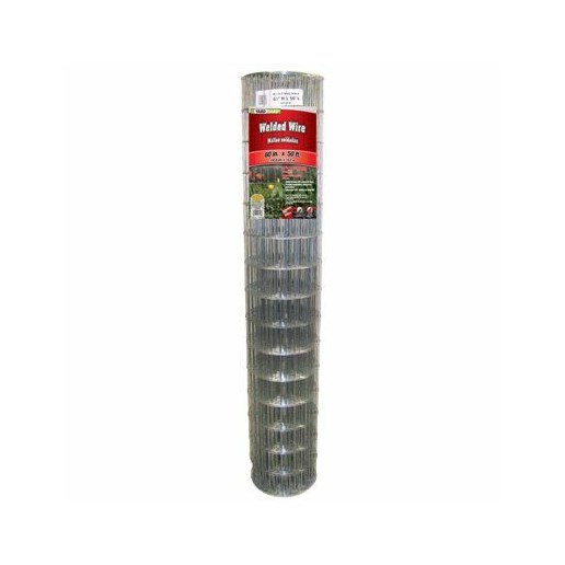 5-Ft x 50-Ft Welded Wire Fencing with Mesh 2-In x 4-In Galvanized 14-Gauge