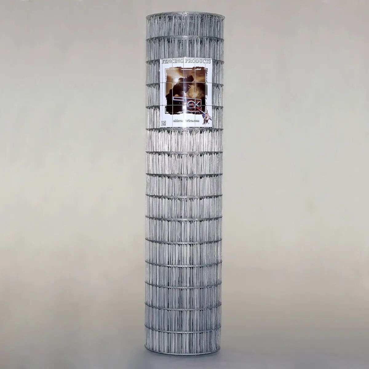 6-Ft x 50-Ft Welded Wire Fencing with Mesh 2-In x 4-In Galvanized 14-Gauge