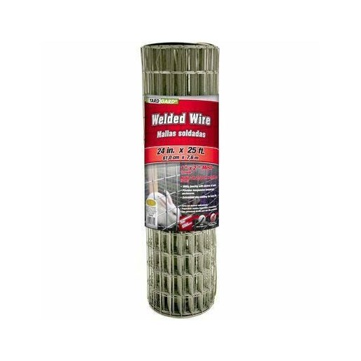 24-In x 25-Ft Welded Wire Fencing with Mesh 1-In x 2-In 16-Gauge
