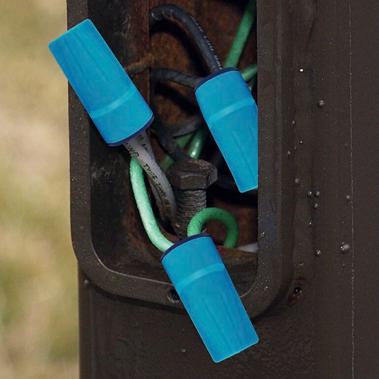 King Innovation Blue Large Waterproof Wire Connector, 3-Pk