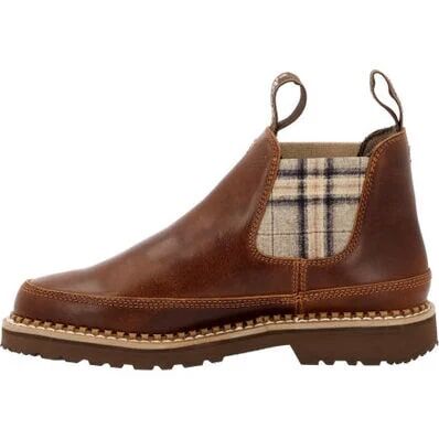 Georgia Women's Plaid Chelsea Romeo Shoe