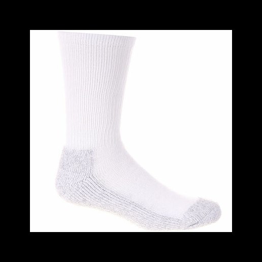 Men's Cotton Crew Socks, 4-Pk in White