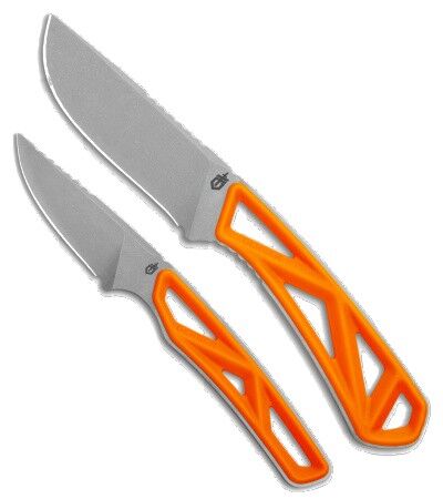 Gerber Orange Exo-Mod Drop Point & Caper Knife