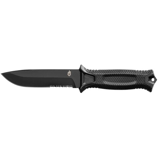 Gerber Strongarm Fixed Blade Knife With Serrated Edge - Black