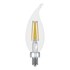 13325 Light Bulb Dimmable LED Soft White 500-Lumen Candelabra Base Bent Tip, 4 Piece