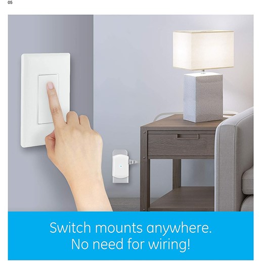 GE Wireless Remote Wall Switch Control