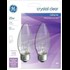 GE Lighting 22756 25 Watt Crystal Clear Blunt Tip Light Bulb