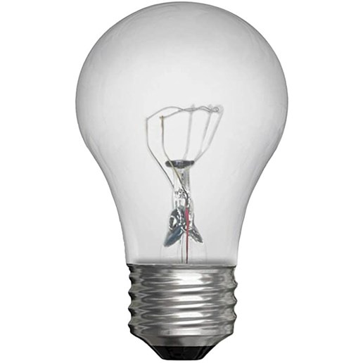 GE Crystal Clear Incandescent A15 Light Bulb, 40-Watt, 415 Lumen 1-Pack