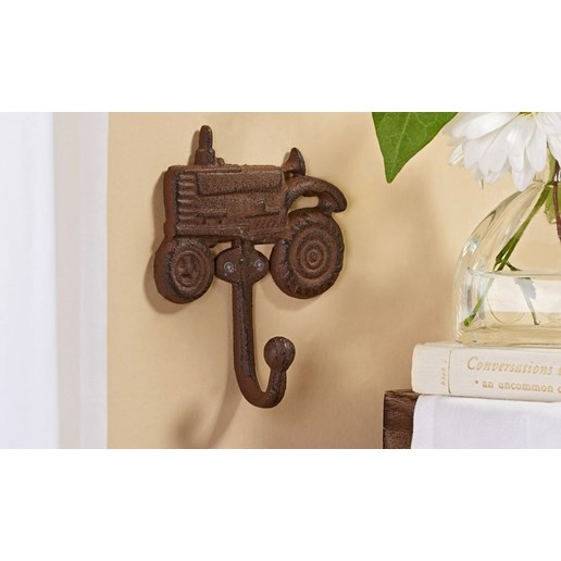 Cast Iron Tractor Design Wall Hook
