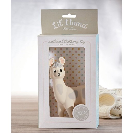 Lil' Llama Natural Rubber Teething Toy
