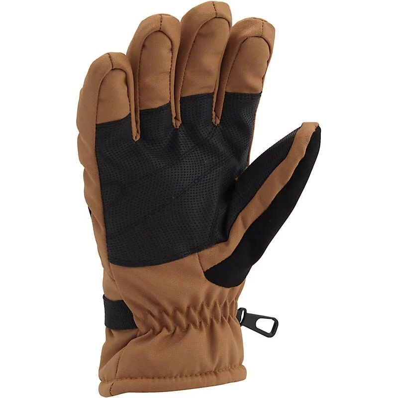 Carhartt Men's Waterproof Insulated Glove in Brown/Black