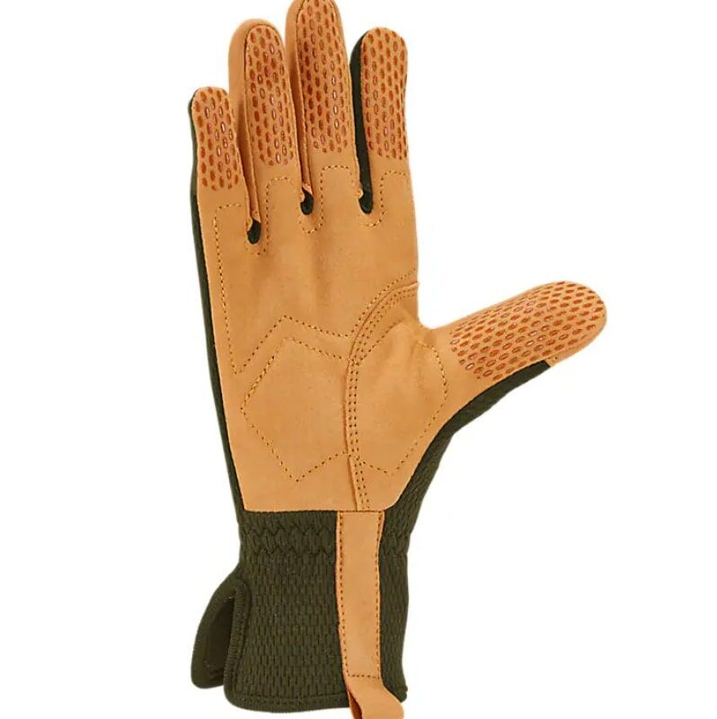 Carhartt Women's High Dexterity Padded Palm Touch Sensitive Long Cuff Glove in Basic