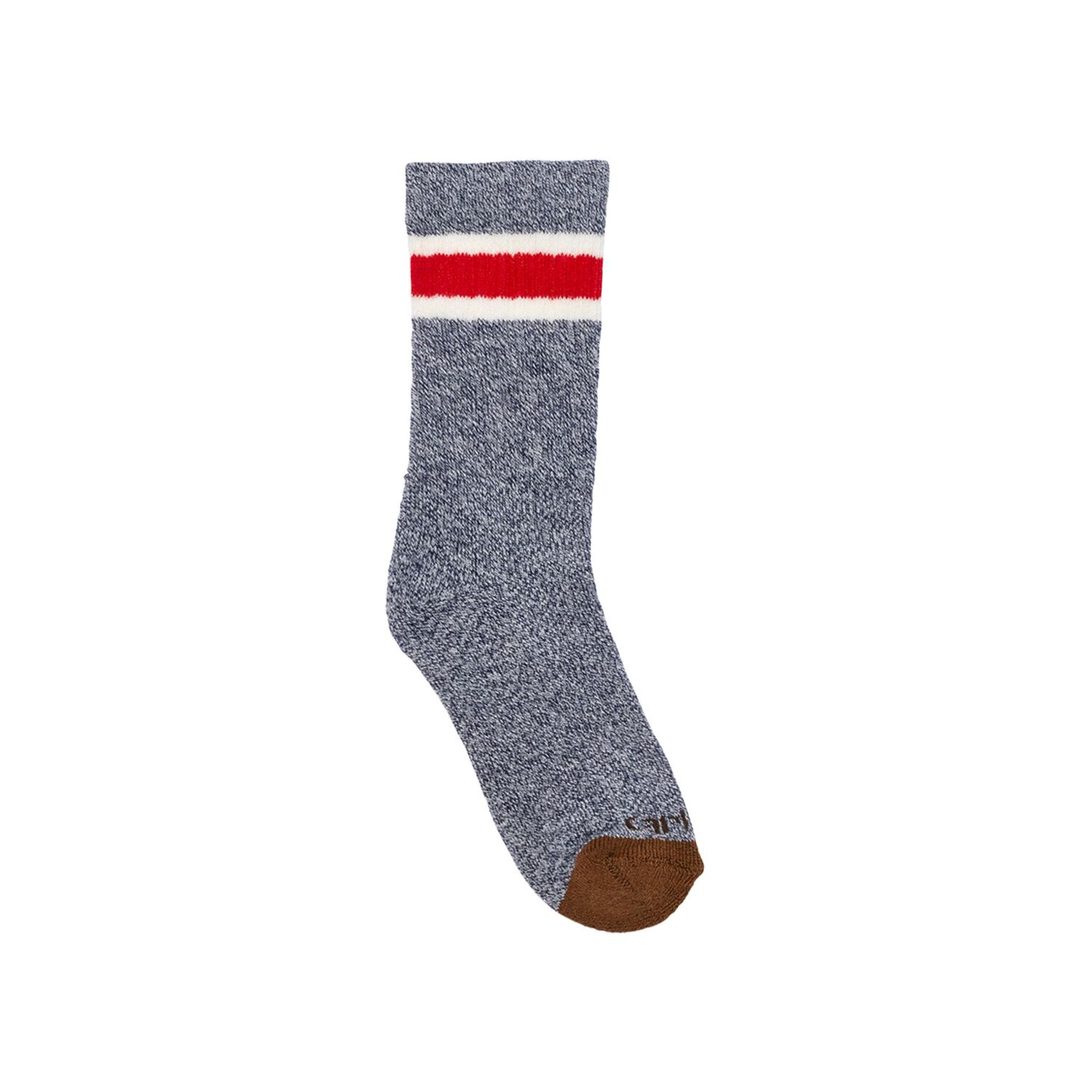 Carhartt Kids' Midweight Camp Crew Sock 6-Pk in Navy/Black Heather