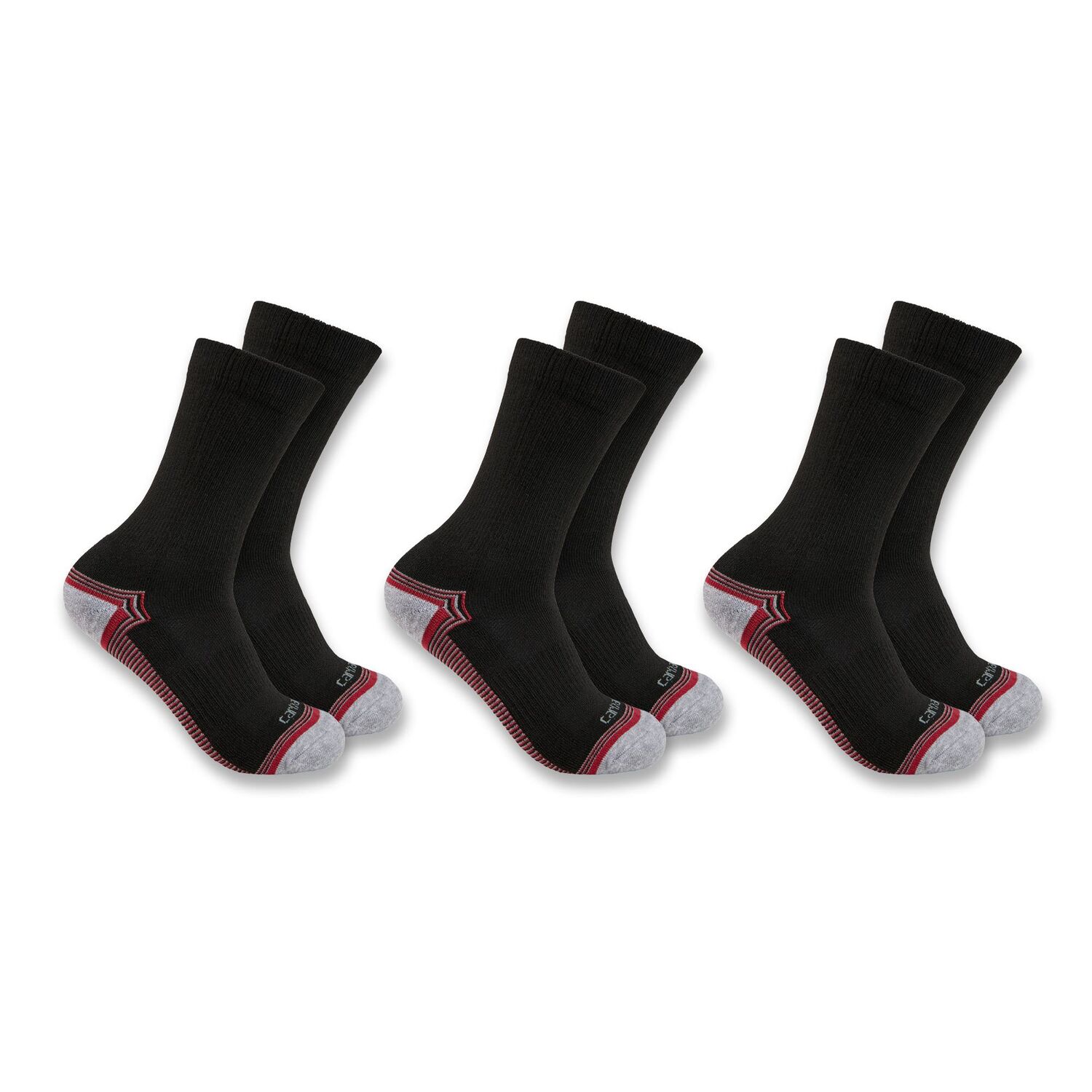 Carhartt  Women's Force Midweight Crew Sock, 3-Pk