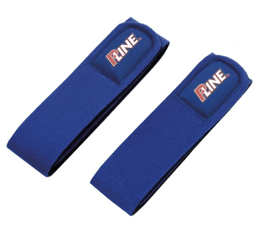 P-Line 18-In Blue Neoprene Rod Straps, 2-Pk
