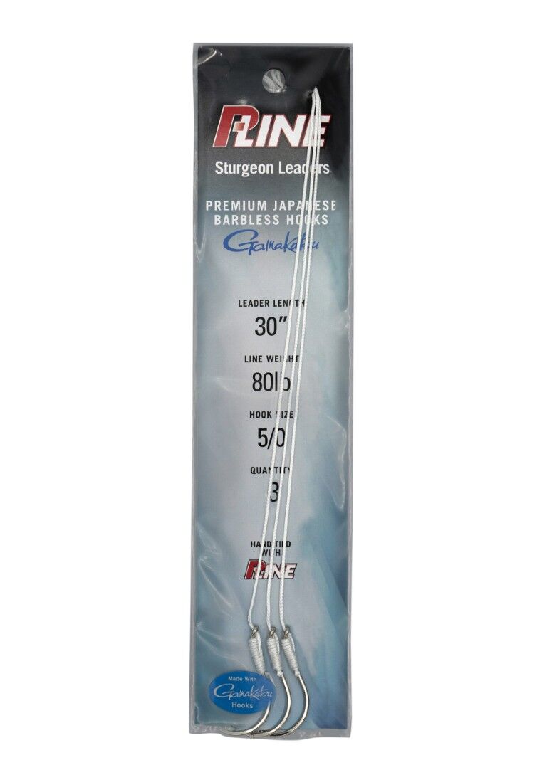 P-Line Sturgeon Rig, #5/0, 30-In, 80-Lb, 3-Pk