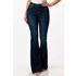 Grace in LA Women's Easy Fit Trouser Flare Jean