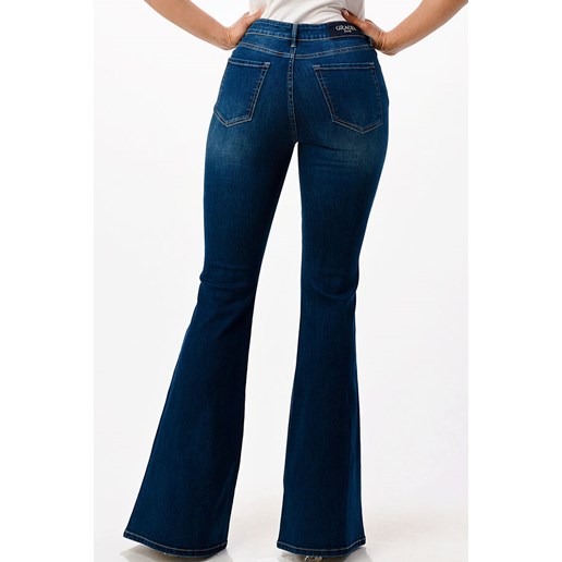 Women's Easy Fit Trouser Flare Jean With Simple Pocket