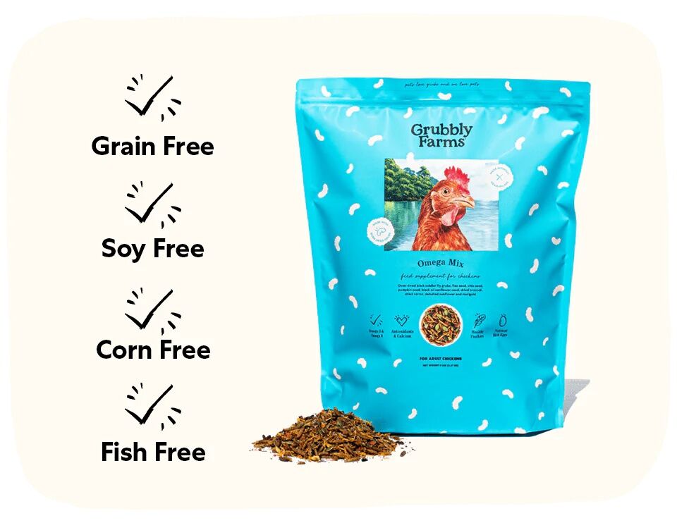 Grubbly Farms Omega Mix, 1-Lb