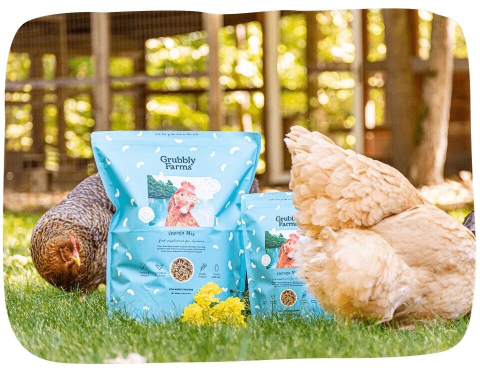Grubbly Farms Omega Mix Chicken Supplement/Treat, 5-Lb
