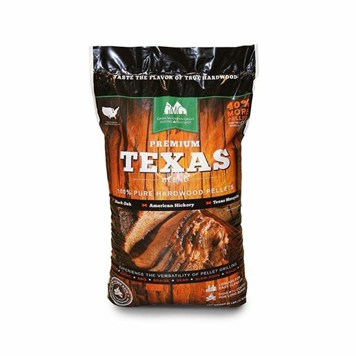 Texas Premium Blend BBQ Pellet Fuel, 28-Lb Bag