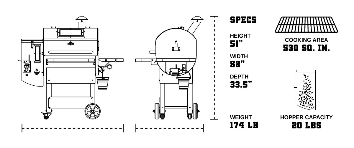 Green Mountain Grills Ledge Prime 2.0 Pellet Grill With WiFi