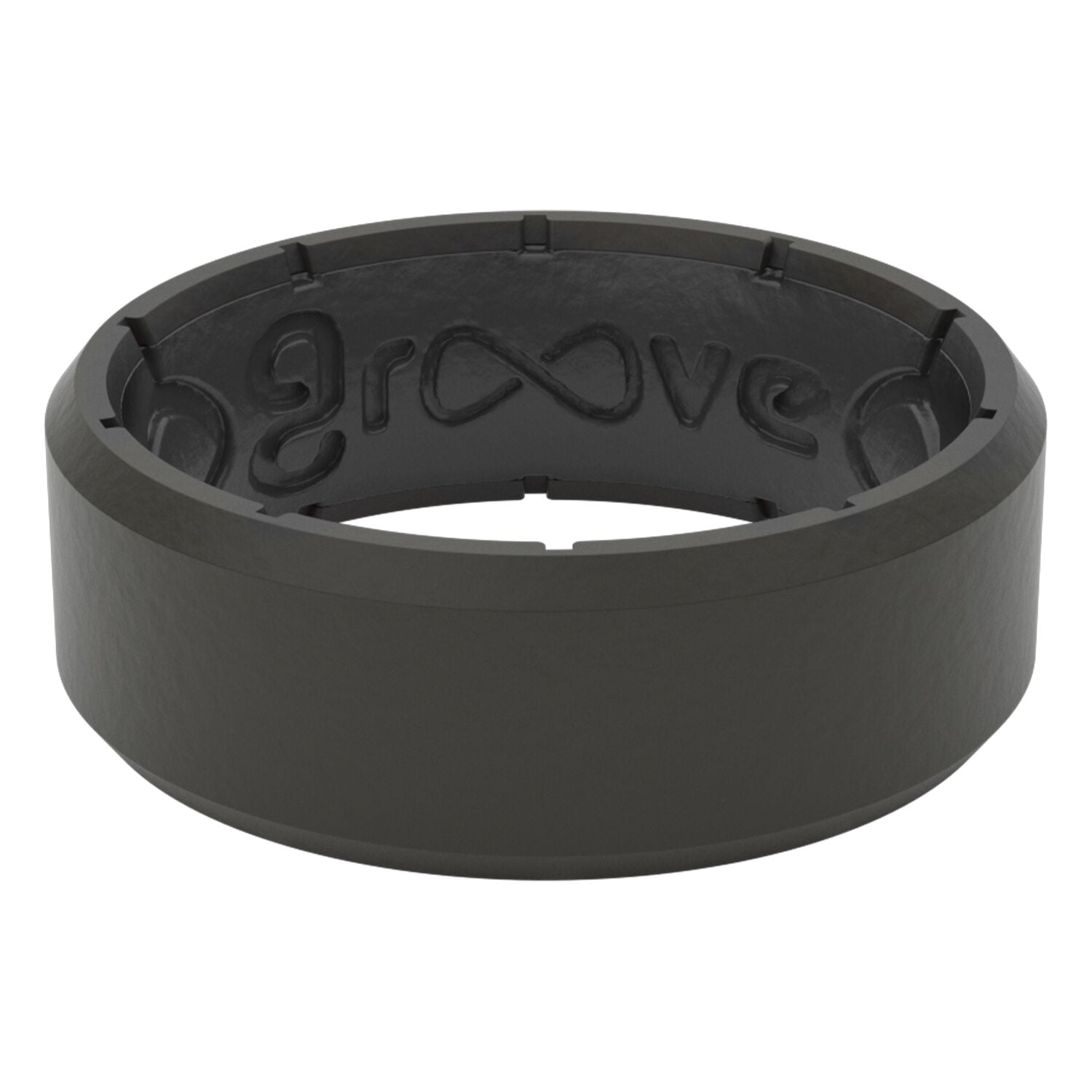 Men's Edge Ring in Black