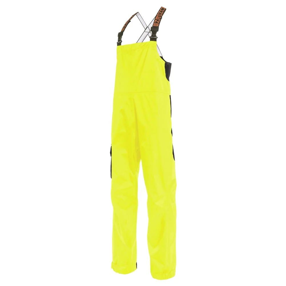 Grundens Men's Weather Watch Bib in Hi-Vis Yellow