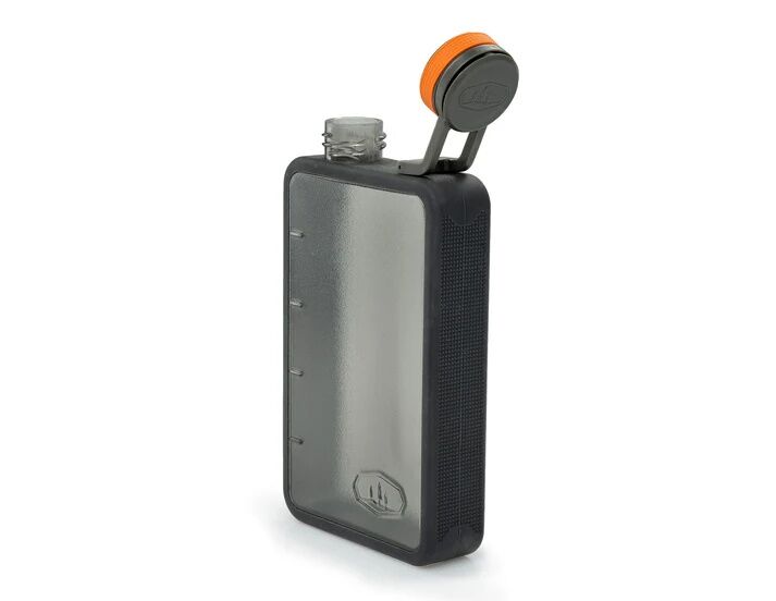 GSI Outdoors Graphite Boulder 10 Flask, 10-Oz

