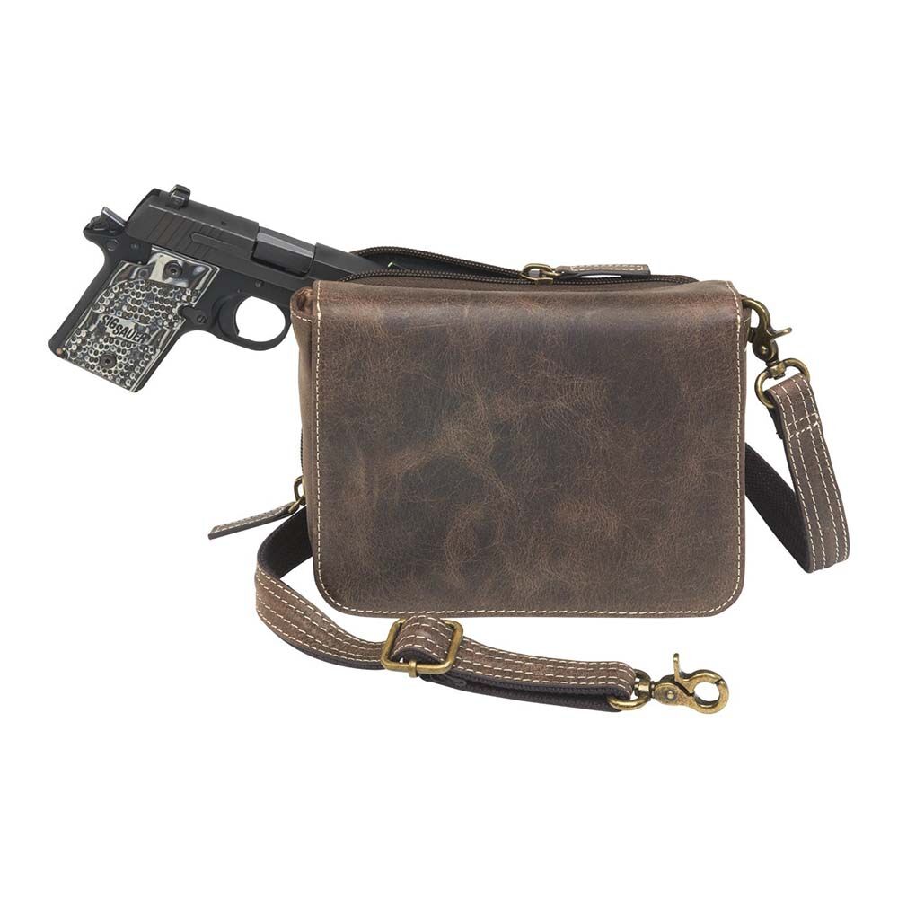 Gun Tote'n Mamas Crossbody Organizer Concealed Carry Purse Buffalo