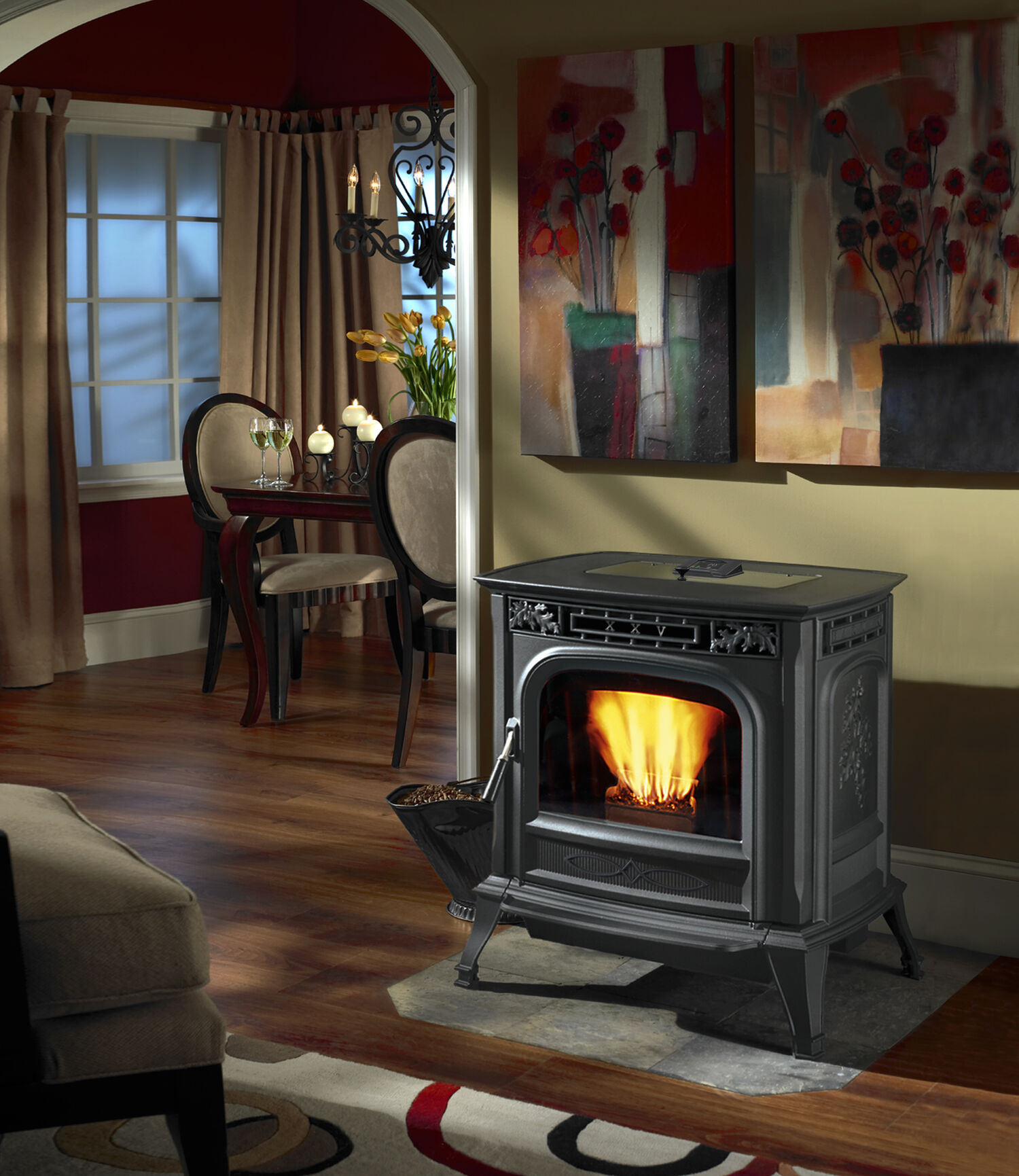 Harman XXV-TC Pellet Stove In Black